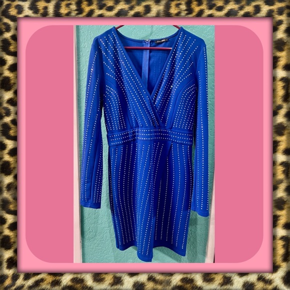 Fashion Nova Dresses & Skirts - 👑✅PRICE FIRM✅ Fashion Nova Royal Blue Long Sleeved Bodycon Dress